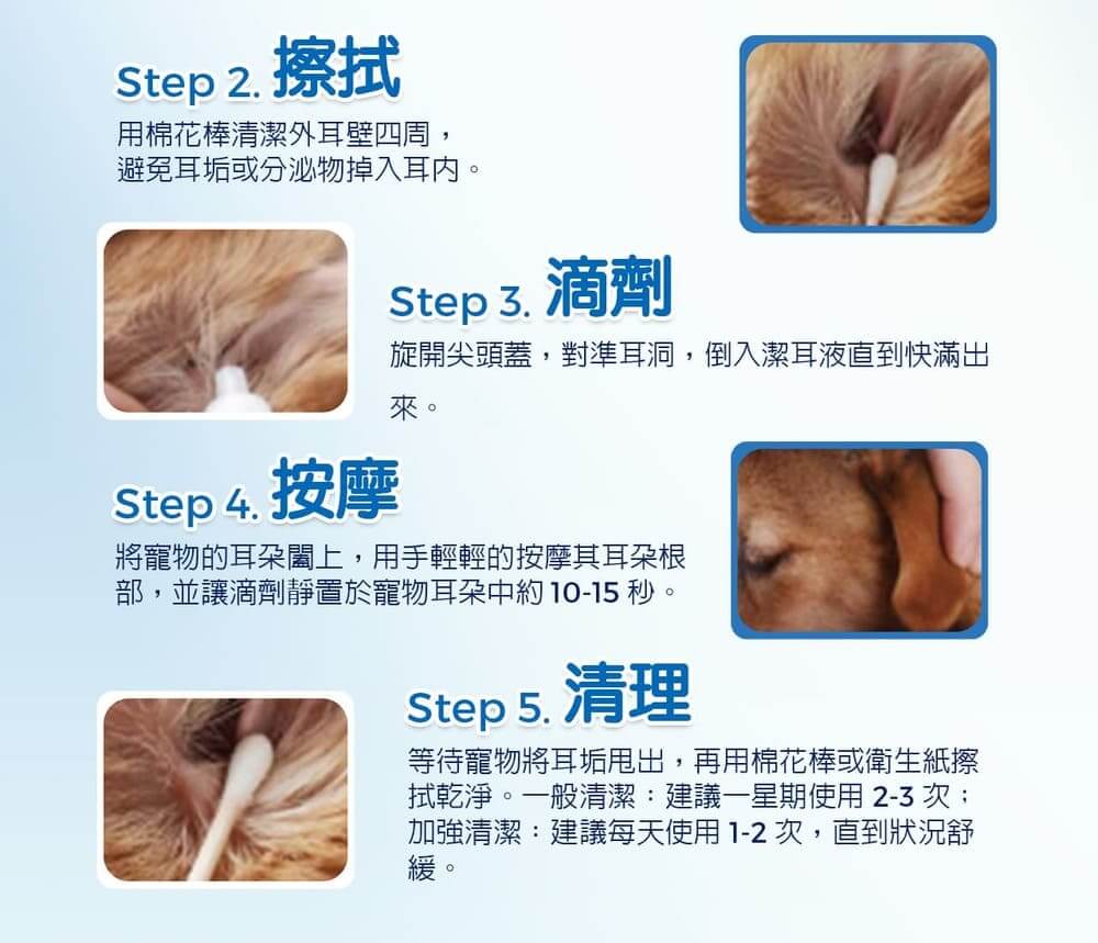 【犬貓通用】寵物植萃極淨潔耳液180ml-010