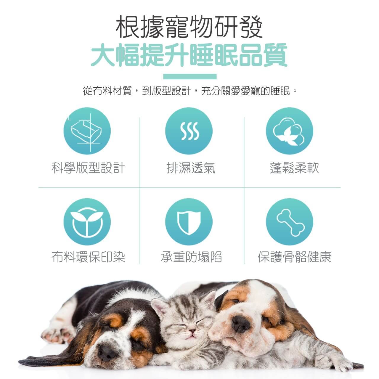 美式經典格紋寵物床 - 時尚橘-002